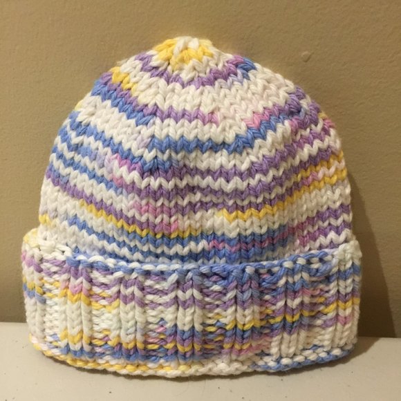 Hand Knit Newborn Baby Infant Winter Hat Beanie Handmade Brand New - Picture 2 of 6